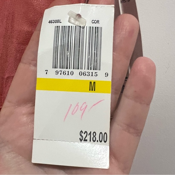 Scala pink silk beaded gown dress NWT - Picture 6 of 8